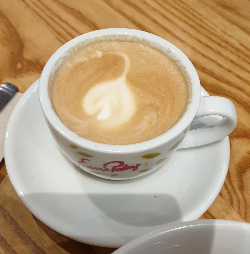 En kopp kaffe på Evas Paley i Göteborg