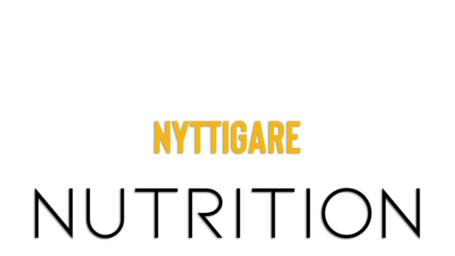 Nyttigare nutrition
