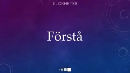 Förstå