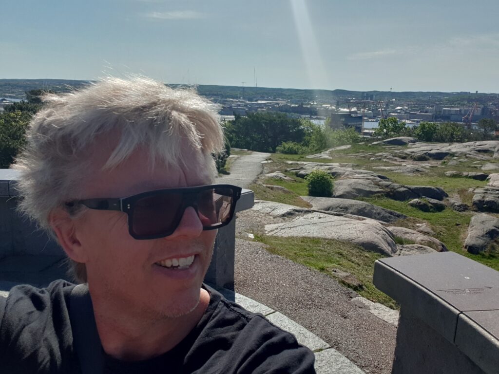 Per Olsson på Rambergets utsiktsplats