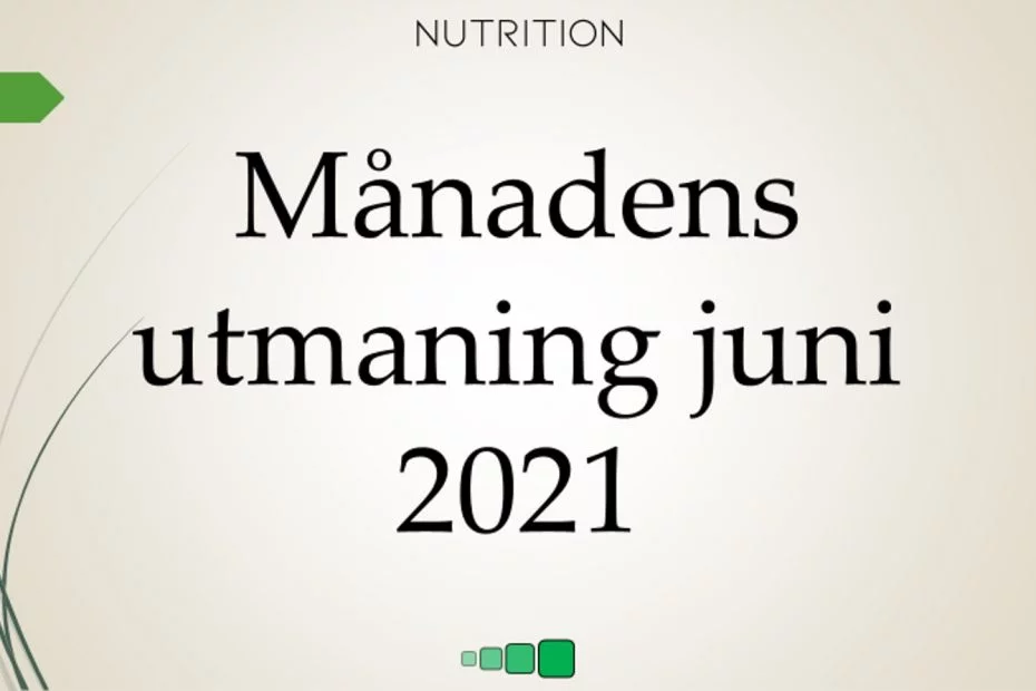 månadens utmaning juni 2021