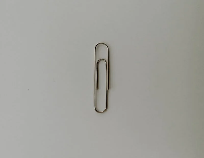 gray paper clip