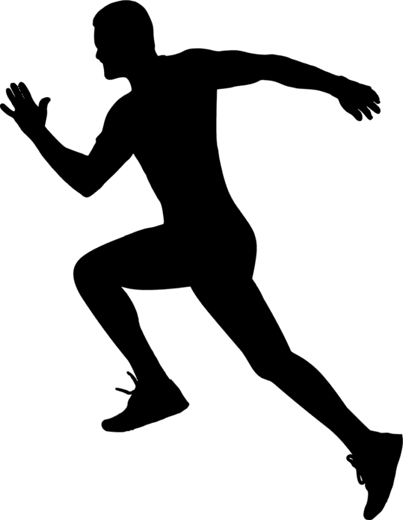 silhouette, running, run, fast, hurry up, sport, speed, stretching, forward, man, adult, running, running, running, running, running, run, run, run