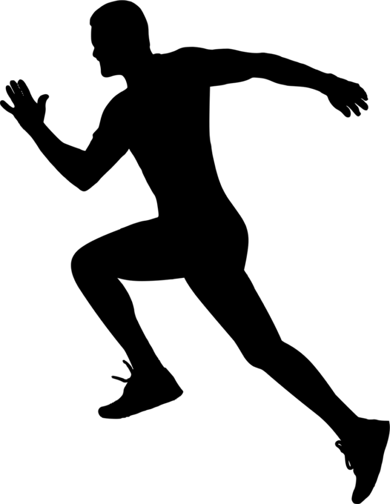 silhouette, running, run, fast, hurry up, sport, speed, stretching, forward, man, adult, running, running, running, running, running, run, run, run